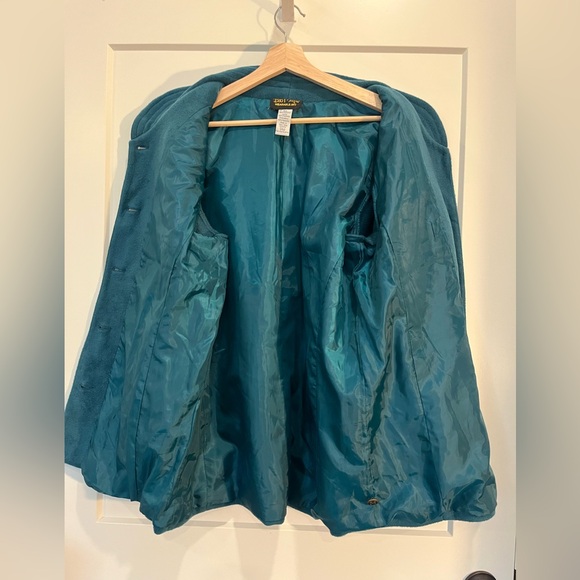 Bob Mackie Wearable Art floral embroidered quirky Boho whimsical Fleece Jacket L - Picture 10 of 11